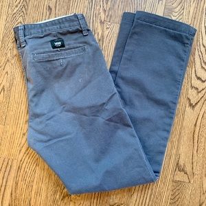 Vans Authentic Chino Pants in Asphalt size 31
